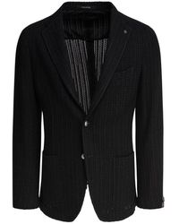 Tagliatore - Herrenbekleidung Jacke Schwarz Ss25 - Lyst