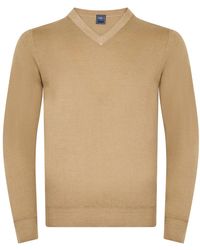 Fedeli - Pullover Mit V-Ausschnitt - Lyst