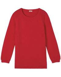 Oltre - Gerippte Baumwollstrickware - Lyst