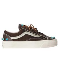 Vans - Fitness ,Bruin ,Leer Old Skool 36 - Lyst