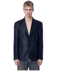 Our Legacy - Jassen ,Zwart ,Wol Klassieke Blazer - Lyst