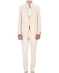 Tagliatore - Kostuums ,Linnen Pino Lerario Linen Suit - Lyst