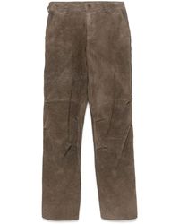 Salvatore Santoro - Beige lederhose mit taschen - Lyst