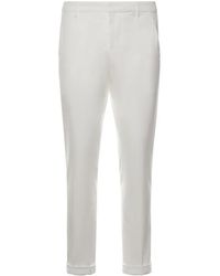 Dondup - Broeken ,Wit ,Katoen Gaubert Broek - Lyst