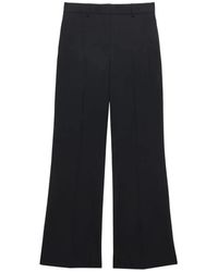 MSGM - Wide Trousers - Lyst