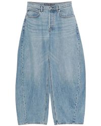Alexander Wang - Jeans ,Blauw ,Katoen Wide Jeans - Lyst