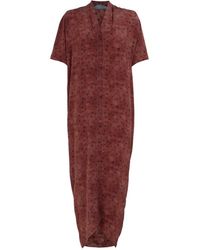 Cortana - Lady Bug, Zijden Jurk Stippen Print - Lyst