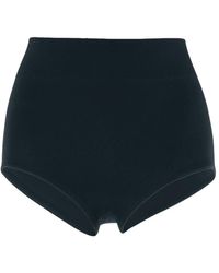 Wolford - Korte Broeken ,Blauw ,Wol Naadloze Shorts - Lyst