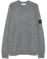 Stone Island - Grijze Trui Voor Mannen Aw25 - Lyst