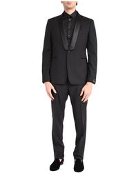 Tagliatore - Kostuums ,Zwart ,Wol Single-Breasted Pak - Lyst