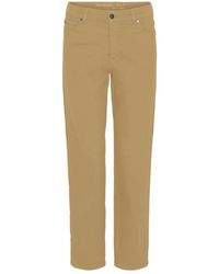 Cro - Jeans ,Geel ,Katoen Magic Fit Straight Leg Straw Broek - Lyst