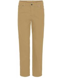 Cro - Jeans ,Geel ,Katoen Magic Fit Straight Leg Straw Broek - Lyst