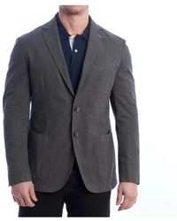 La Martina - Jassen ,Grijs ,Elegante Regular Fit Blazer Met Lange Mouwen - Lyst