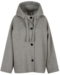Oakwood - Jassen ,Grijs ,Wol Akita Wool Jacket - Lyst