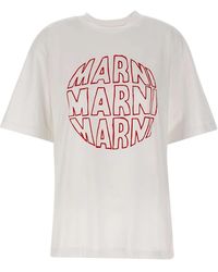 Marni - Lily baumwoll t-shirt - Lyst