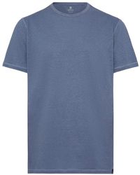 BOGGI - T-shirt aus stretch-leinen-jersey,t-shirt aus stretch-leinenjersey - Lyst