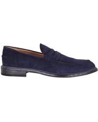 Corvari - Schoenen ,Blauw ,Leer Softy Loafers - Lyst