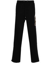 Just Cavalli - Broeken ,Zwart ,Katoen Zwarte Katoenen Activewear Broek - Lyst