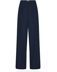 Copenhagen Muse - Weite Pinstripe Tailor Hose in Salute Navy - Lyst