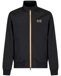 EA7 - Urbane Bomberjacke Mit Reißverschluss - Lyst
