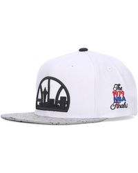 Mitchell & Ness - Accessoires ,Wit ,Nba Cement Snapback Cap - Lyst