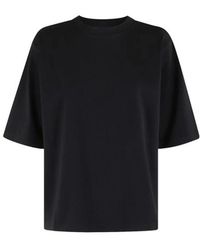 Rohe - Tops ,Zwart ,Katoen Oversized Katoenen T-Shirt - Lyst