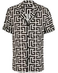 Balmain - Pyjamatop Met Monogram-Print - Lyst