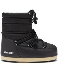 Moon Boot - Evx Light Nylon Zwarte Winterlaarzen - Lyst