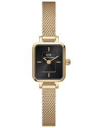 Daniel Wellington - Goldene Quadro Mini Uhr Eleganter Stil - Lyst