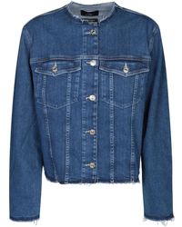 7 For All Mankind - Denim jacke 7 for all kind - Lyst