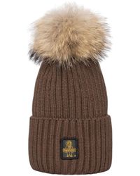 Refrigiwear - Beanie Met Bont Pompon - Lyst