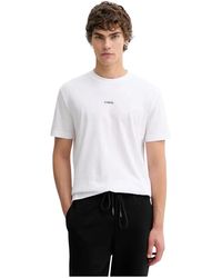 Iceberg - T-Shirt Met Ronde Hals En Logo - Lyst
