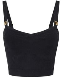 Elisabetta Franchi - Sleeveless Tops - Lyst