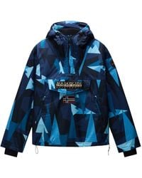 Napapijri - Rainforest Next All Over Print Anorak-Jas - Lyst