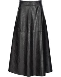 Pinko - Midi ausgestellter rock aus kunstleder - Lyst