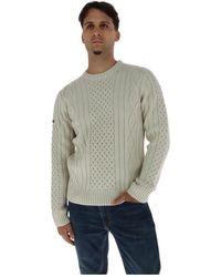 Superdry - Round-Neck Knitwear - Lyst