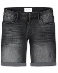 Pure Path - Skinny Fit Denim Short - Lyst