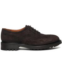 Alexander Hotto - Braune wildleder derby schuhe - Lyst