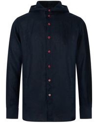 Kiton - Overhemden ,Blauw ,Katoen Mariano Camicia - Lyst