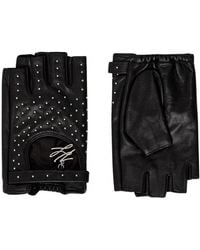 KARL LAGERFELD - K/Autograph Vingerloze Handschoenen - Lyst