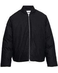 Jil Sander - Jassen ,Zwart ,Katoen Down Jacket - Lyst