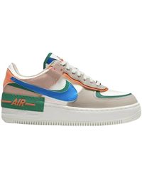 Zapatillas en azul marino y rosa Air Force 1 Shadow Nike de Cuero de color  Azul | Lyst