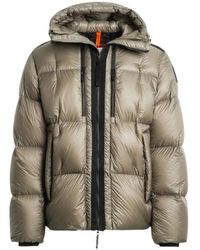 Parajumpers - Korte Gewatteerde Jas Met Capuchon Powder Style - Lyst