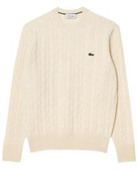 Lacoste - Round-Neck Knitwear - Lyst