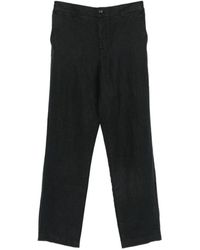 Les Deux - Broeken ,Zwart ,Katoen Linen Comfort Suit Pants - Lyst