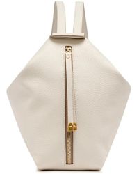 Gianni Chiarini - Weiße Leder-Schultertasche Mit Umwandelbaren Riemen - Lyst