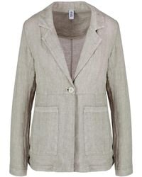 Bomboogie - Linnen Blazer - Lyst