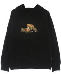 Propaganda - Hoodies & Sweatvesten ,Zwart ,Katoen Lichtgewicht Hoodie Mannen Fight Hoodie - Lyst