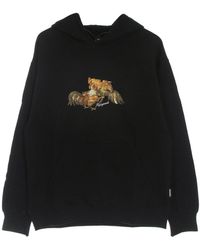 Propaganda - Hoodies & Sweatvesten ,Zwart ,Katoen Lichtgewicht Hoodie Mannen Fight Hoodie - Lyst