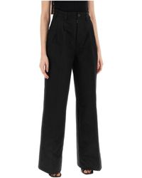 Maison Margiela - Wide trousers - Lyst